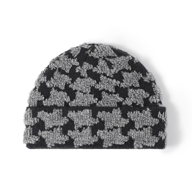 Unisex Beanie Cap с жаккардовой открытой