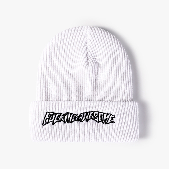 Custom Logo Fashion Высококачественный акриловый серый теплый зимняя вышива