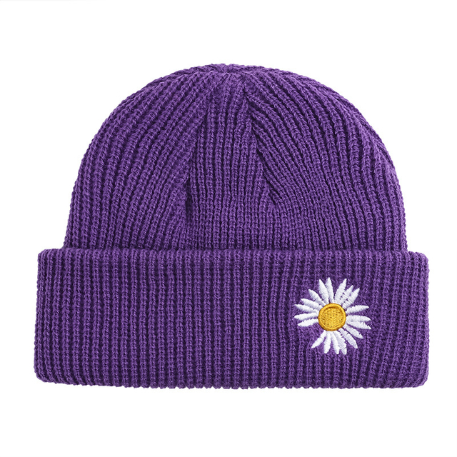 Полочная полосатая шапочка с логотипом Daisy Unisex Men Women Loxury Fluffy Winter Long Wool Kafmere вязаная шапочка для шапочки